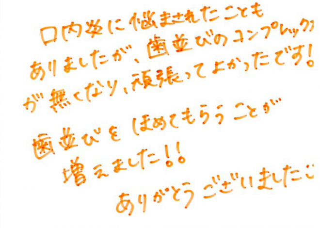 患者さまの声（154）